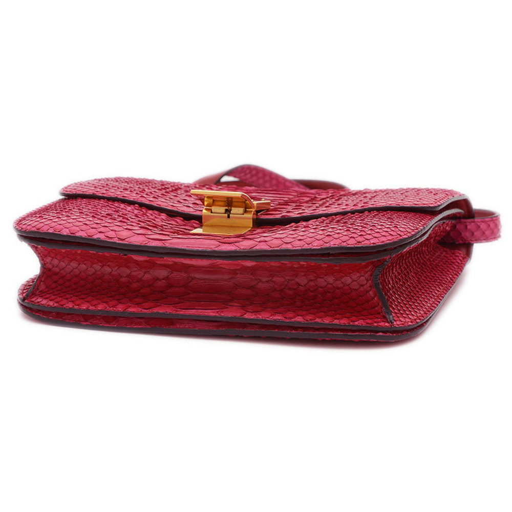 Celine Leather Bag Shoulder Python Pink - image 8